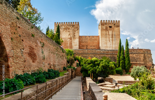Alhambra Palace in Granada, Andalusia, southern Spain