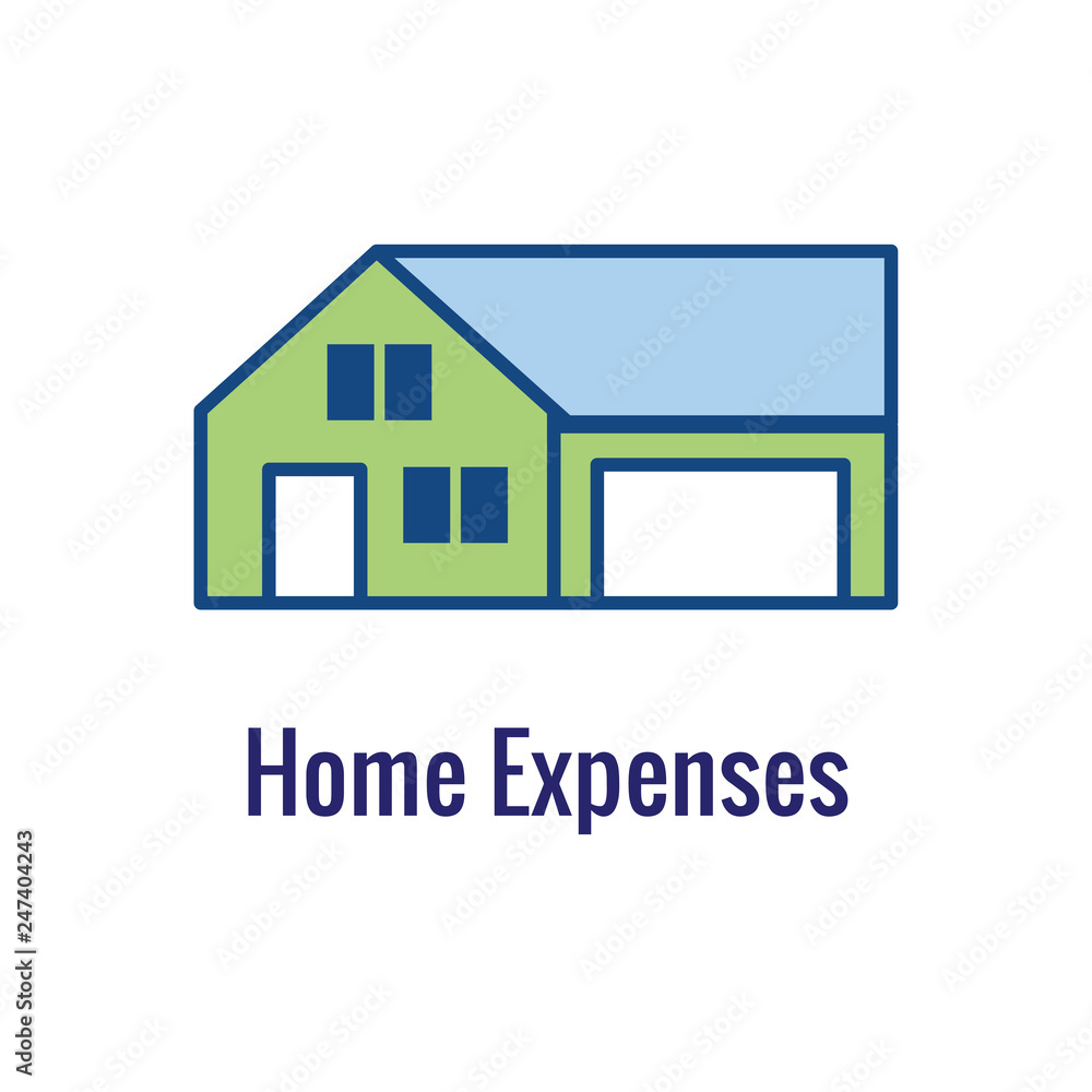 Financial Emergency Fund Icons - Home or House, Car or Vehicle Damage, Job Loss or Unemployment, and Hospital / Medical Bills Financial Emergency Fund Icons - Home or House, Car or Vehicle Damage, Job Loss or Unemployment, and Hospital / Medical Bills