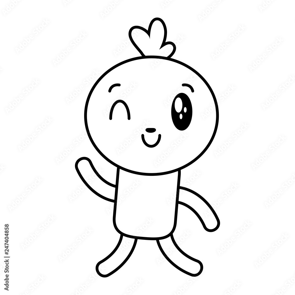 kawaii cartoon doll character kawaii cartoon doll character