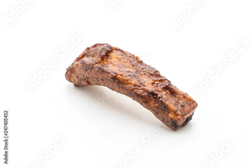 grilled barbecue ribs pork