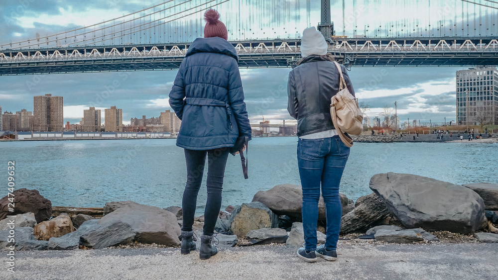 Amazing walk at Manhattan Bridge in New York perfect for sightseeing Amazing walk at Manhattan Bridge in New York perfect for sightseeing