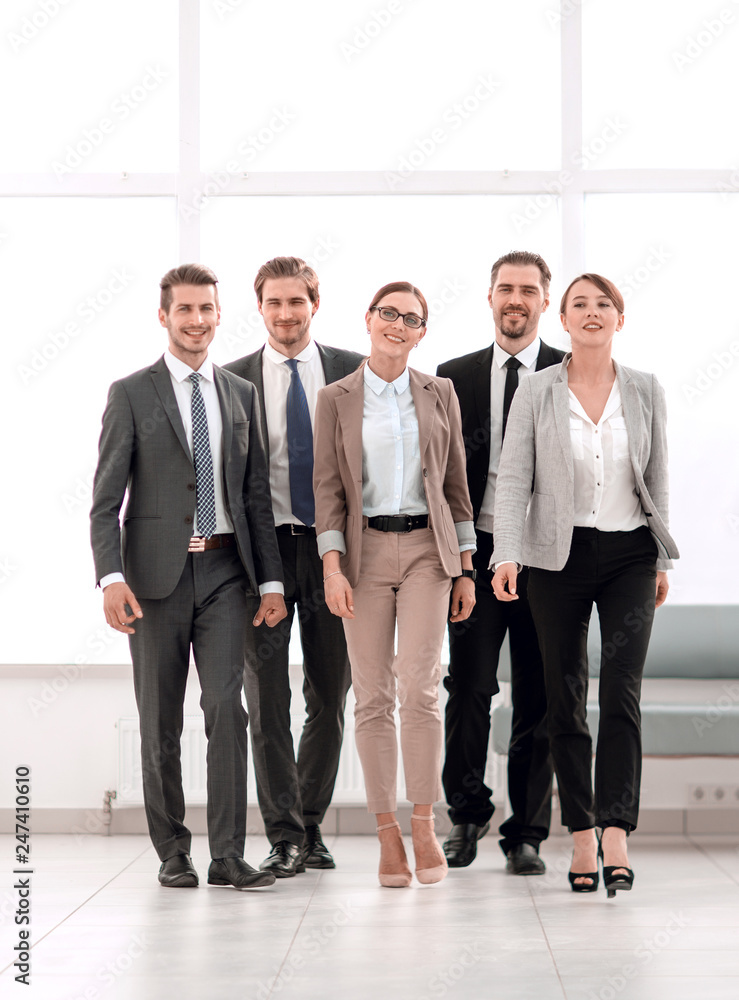 in full growth.a group of successful business people. in full growth.a group of successful business people.