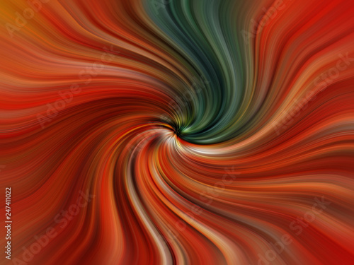 Red and orange colored abstract spiral background