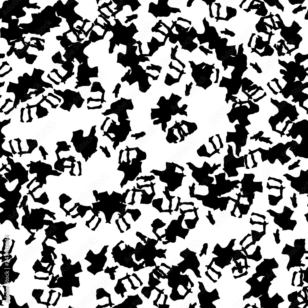 Fototapeta premium Urban UFO camouflage of various shades of white and black colors