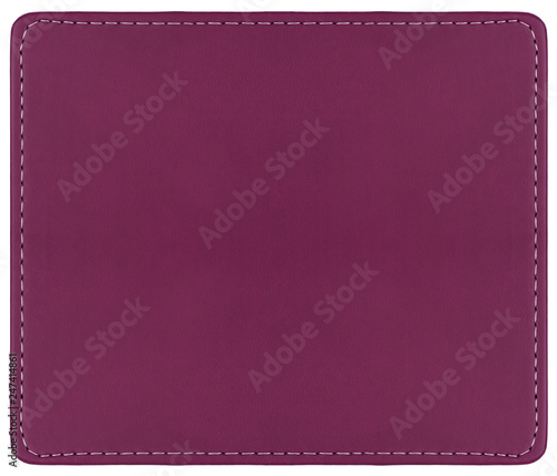 Pink leather background with seams