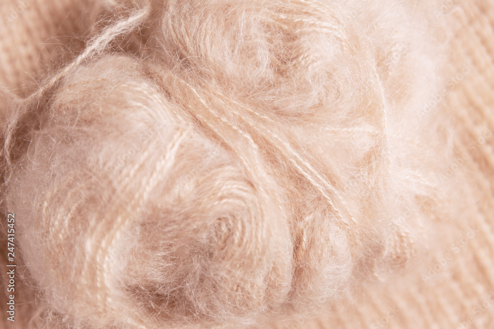 Knitted wool fabric, pattern, background, handmade Knitted wool fabric, pattern, background, handmade