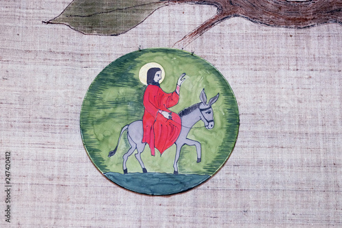 Fotografija Jesus' triumphal entry into Jerusalem, Palm Sunday, Church of St