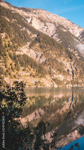 Smartphone HD wallpaper of beautiful alpine view at the Achensee - Maurach - Tyrol - Austria