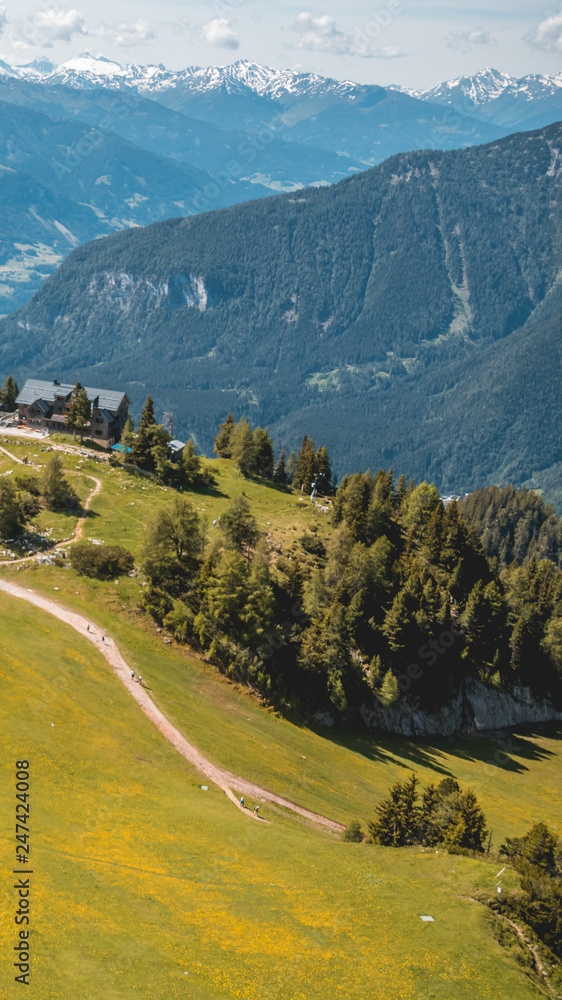Smartphone HD wallpaper of beautiful alpine view at the Achensee - Maurach - Tyrol - Austria