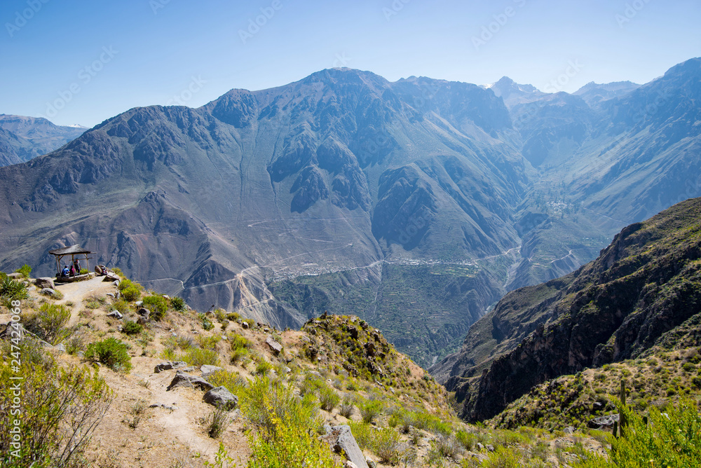 Colca Canyon. One of the deepest canyons in the world