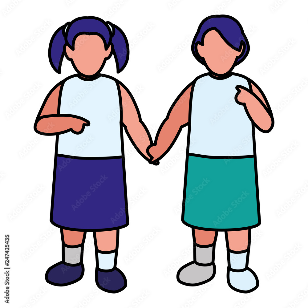 beautiful little girls couple characters beautiful little girls couple characters