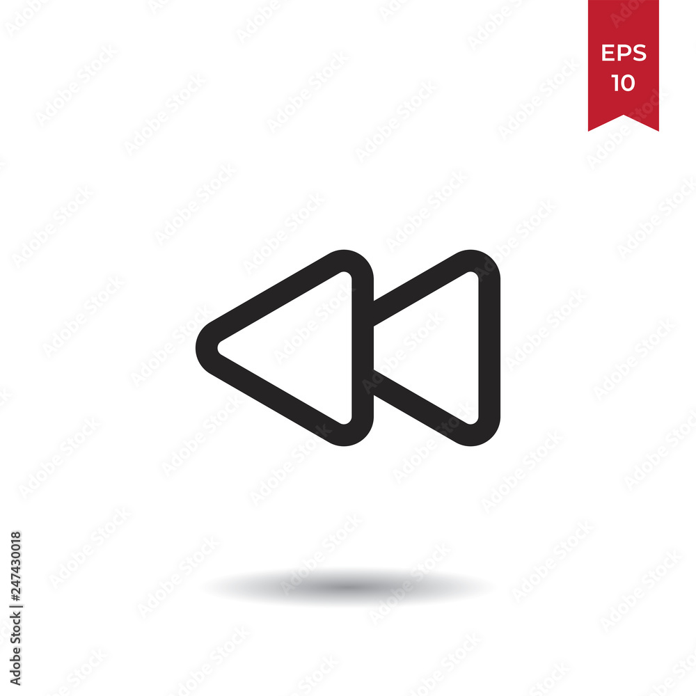Left Arrow vector icon Left Arrow vector icon