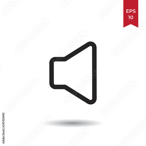Free Download Mute vector icon - GFXLoad