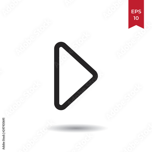 Free Download Right arrow vector icon - GFXLoad