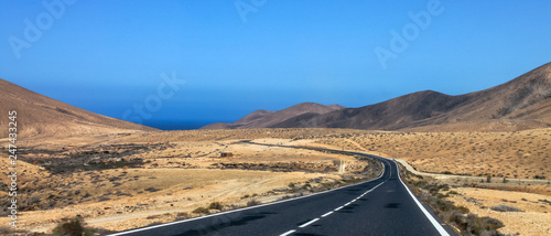 Carretera de Fuerteventura  Islas Canarias 