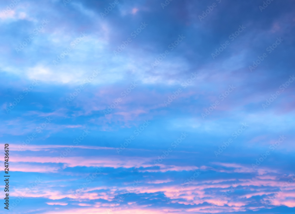 Fototapeta premium The sky at sunset