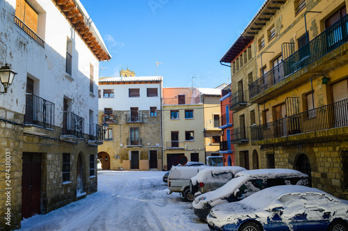 Lo bonito del invierno en Luesia España