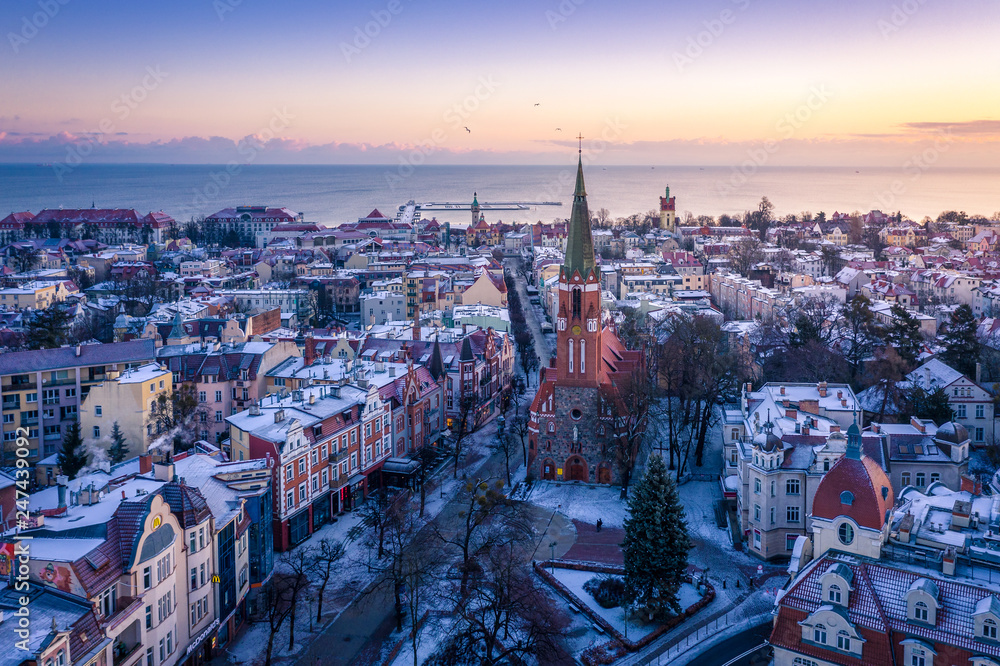 Sopot z lotu ptaka