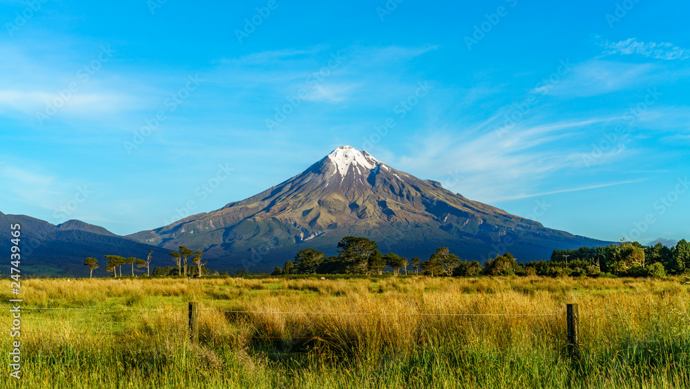 cone volcano mount taranaki, new zealand 1