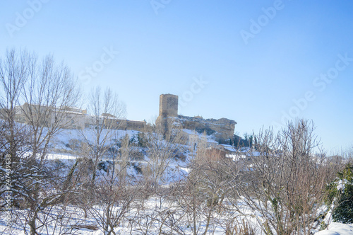 Lo bonito del invierno en Luesia España photo