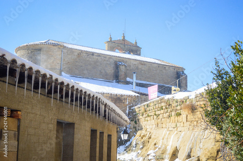 Lo bonito del invierno en Luesia España photo