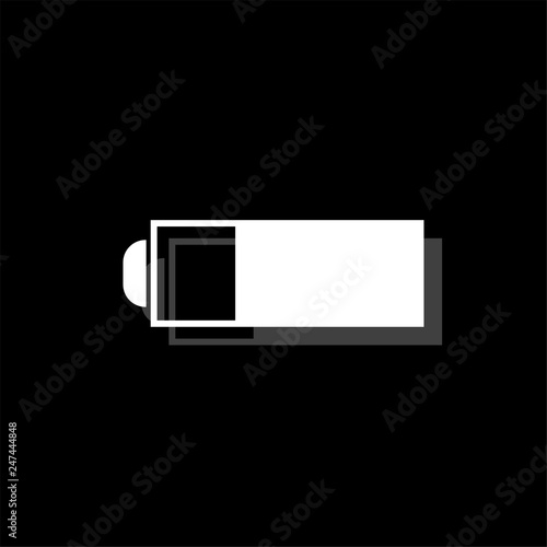 Wallpaper Mural Battery icon flat Torontodigital.ca