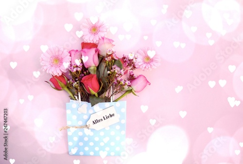 Blumenstrauß - Alles Liebe ...