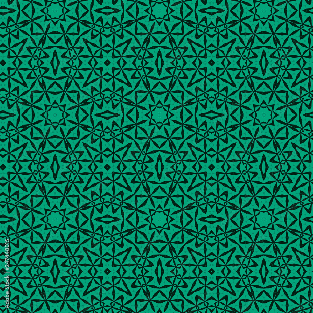 Seamless color pattern from a variety of geometric shapes and lines. Seamless color pattern from a variety of geometric shapes and lines.