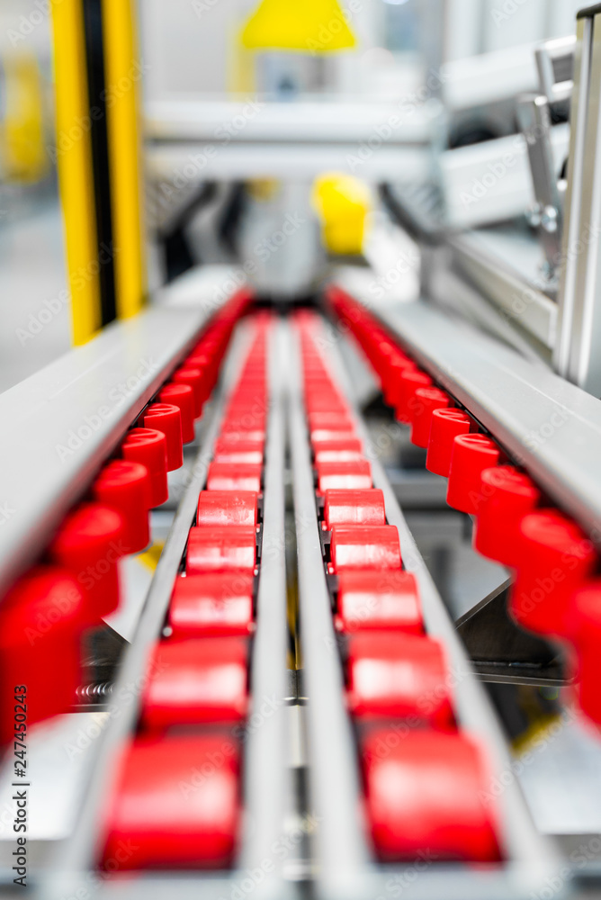 Obraz premium production efficiency - innovation industry - acceleration of the factory