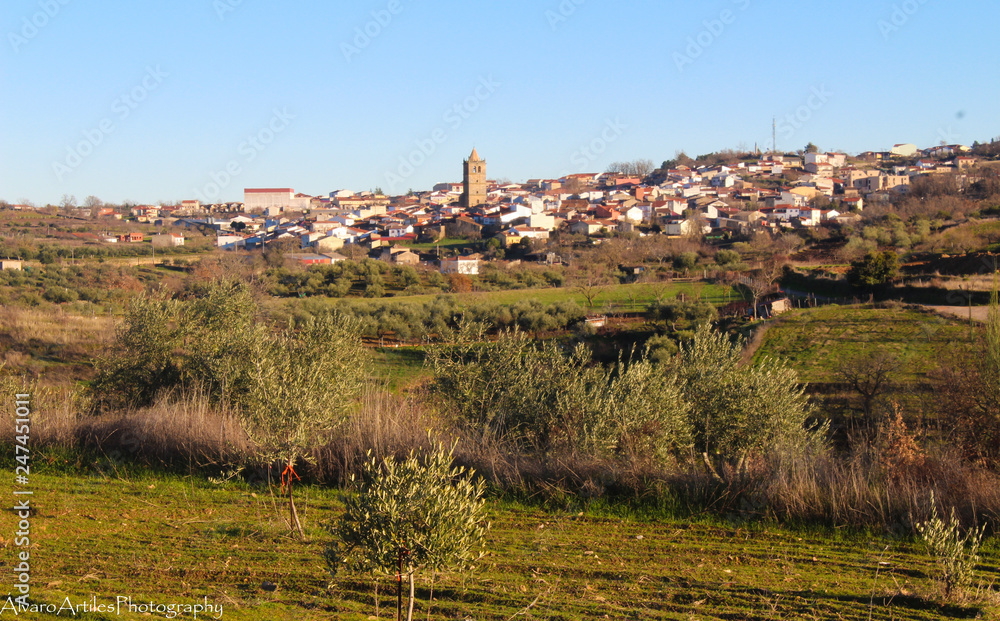Obraz premium A village