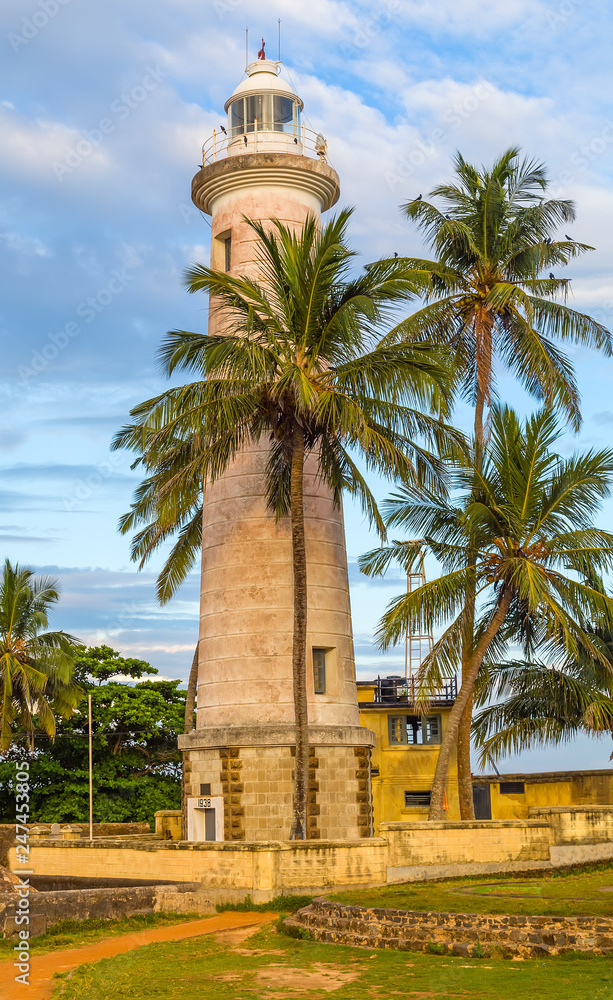 Lighthouse cast iron tower Galle UNESCO, Sri Lanka