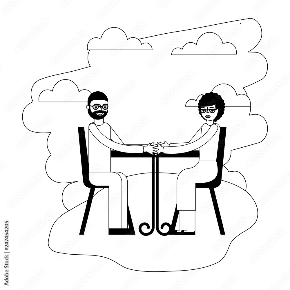 grandpa and grandma sitting chair with table landscape grandpa and grandma sitting chair with table landscape