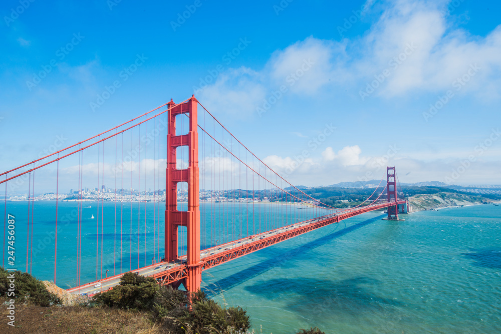 Golden Gate Bridge - obrazy, fototapety, plakaty 