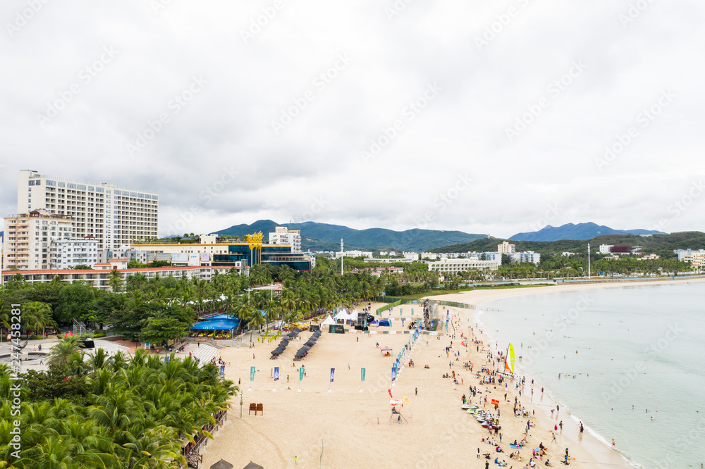 Sandy sea beach