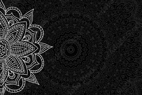 Canvas Print Elegant Mandala Background