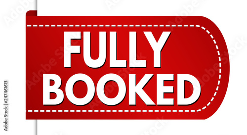 Fully booked banner design