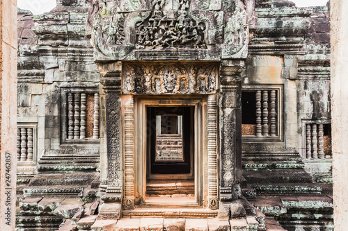 Temple doorway at Siem Reap Park Cambodia © bluesnaps