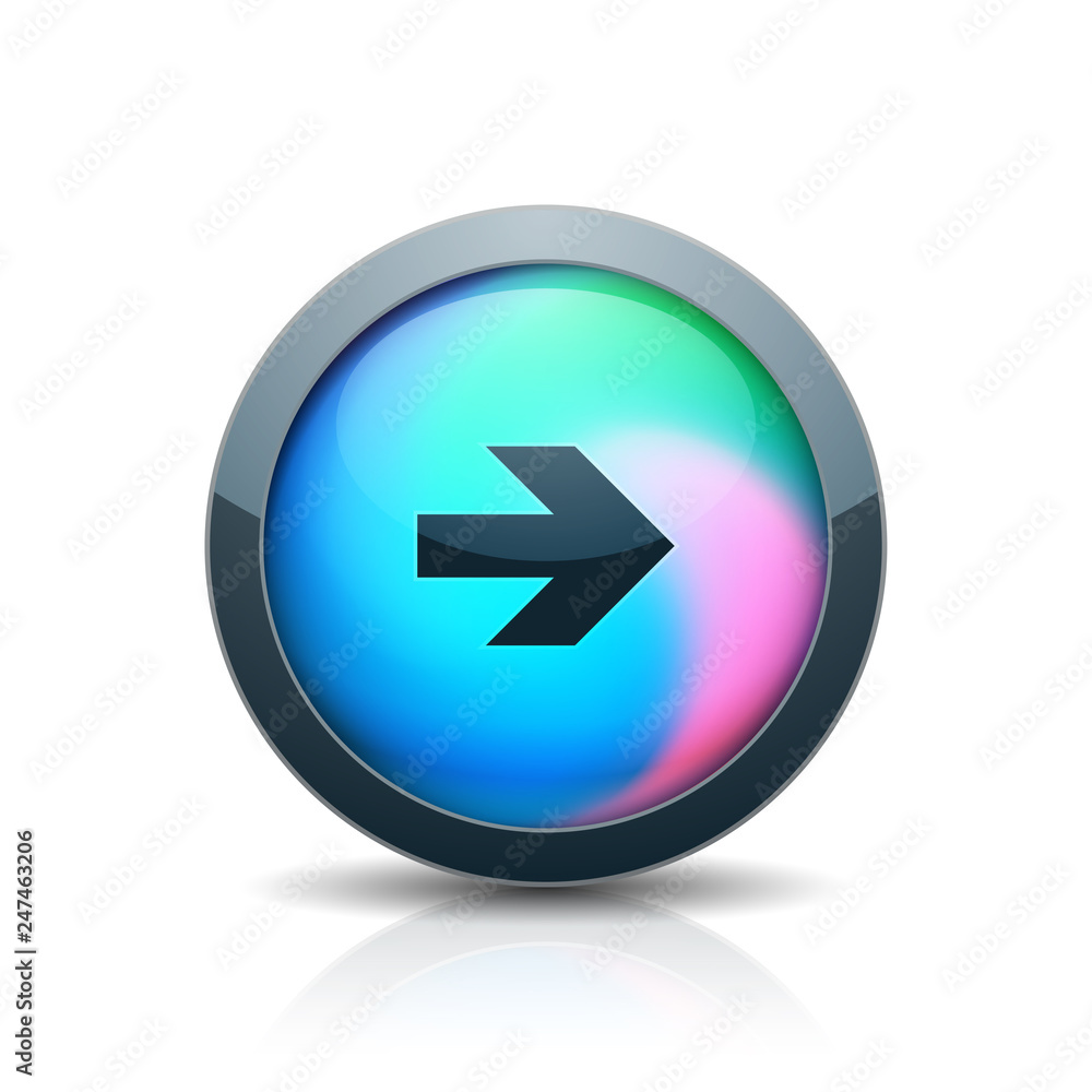 Right Arrow Sign Holography ыенду illustration Right Arrow Sign Holography ыенду illustration
