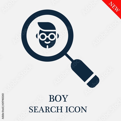 search Boy icon