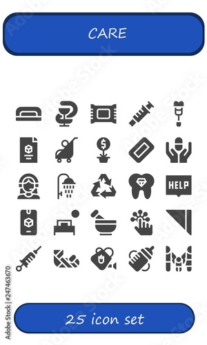 care icon set