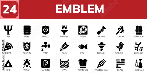 emblem icon set