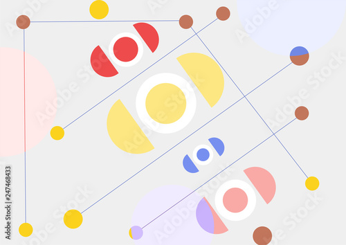 Geometric abstract background