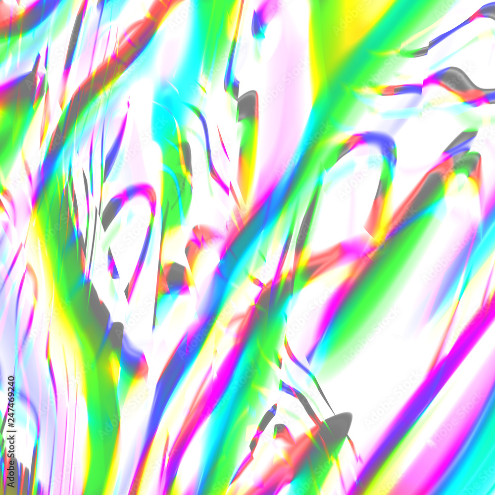 Spring bright abstract flowers. 3Drender Spring bright abstract flowers. 3Drender
