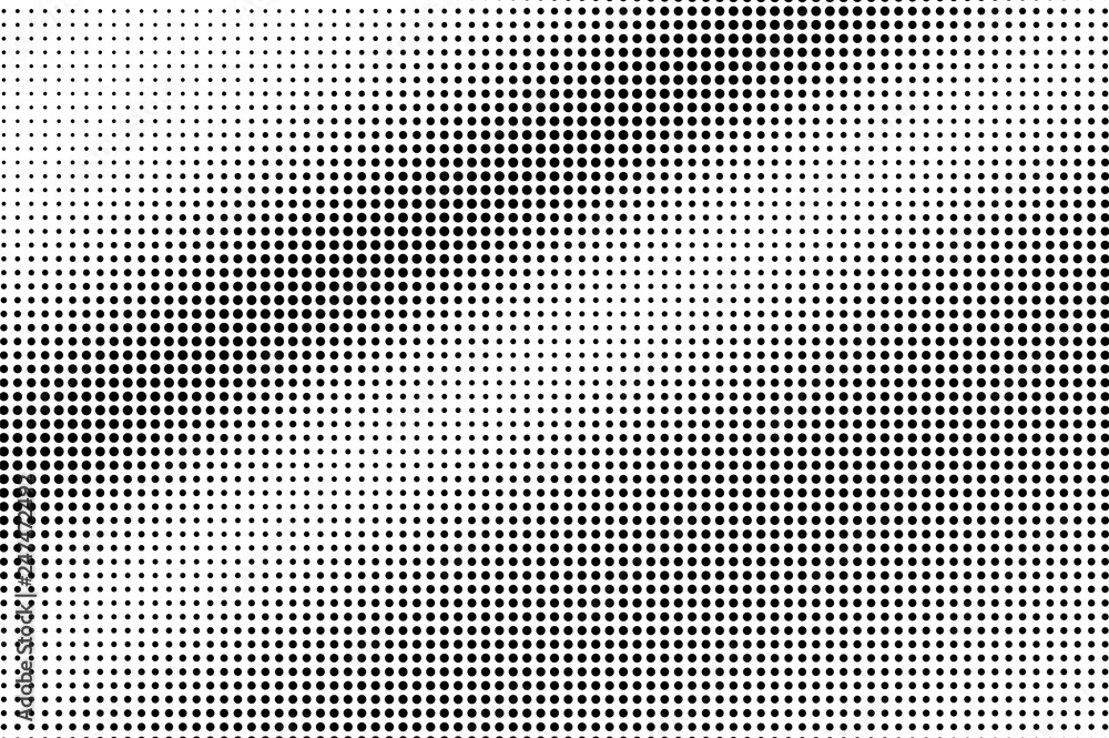 Black and white halftone vector. Diagonal dotted gradient. Regular smooth dotwork surface Black and white halftone vector. Diagonal dotted gradient. Regular smooth dotwork surface