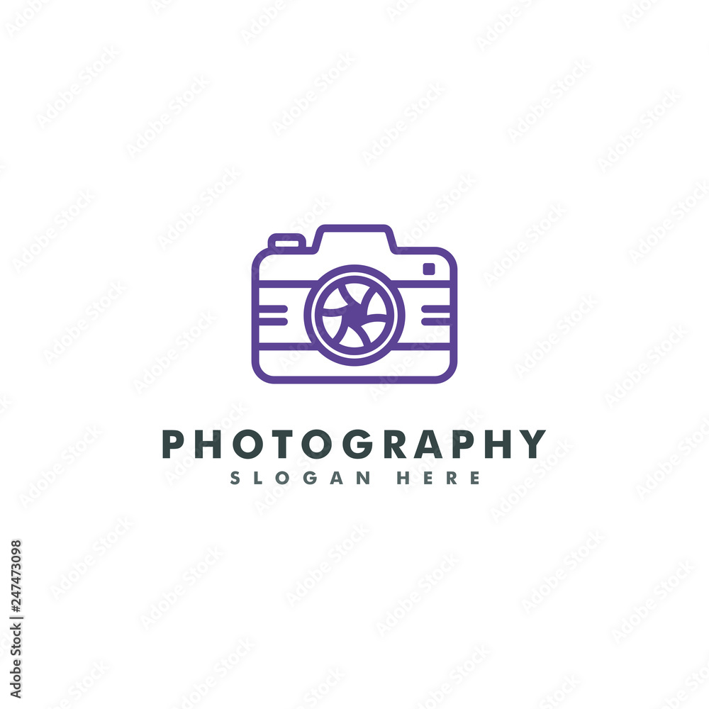Photography Logo template. Camera icon design vector Photography Logo template. Camera icon design vector