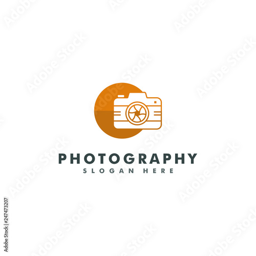 Photography Logo template. Camera icon design vector