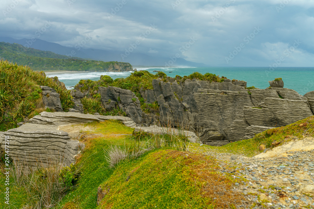 punakaiki pancake rocks, west coast, new zealand 27