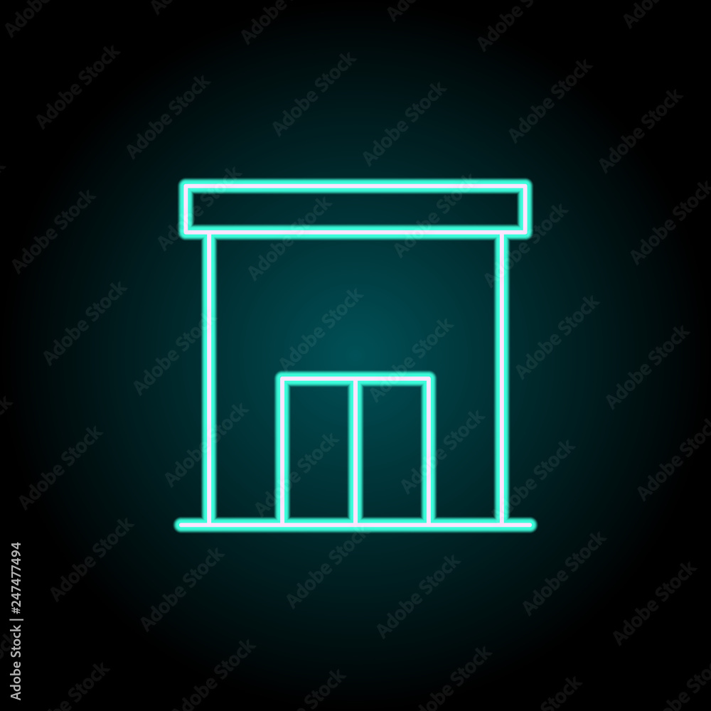 university icon. Elements of Bulding Landmarks in neon style icons. Simple icon for websites, web design, mobile app, info graphics university icon. Elements of Bulding Landmarks in neon style icons. Simple icon for websites, web design, mobile app, info graphics