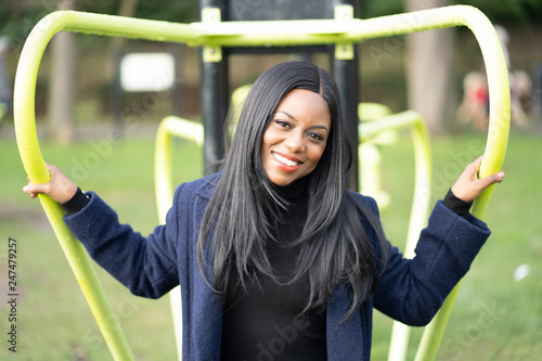 black woman professional indoors working