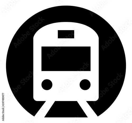 Subway Train Vector Icon
